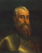 VERONESE (Paolo Caliari) Portrait of Agostino Barbarigo wr oil on canvas
